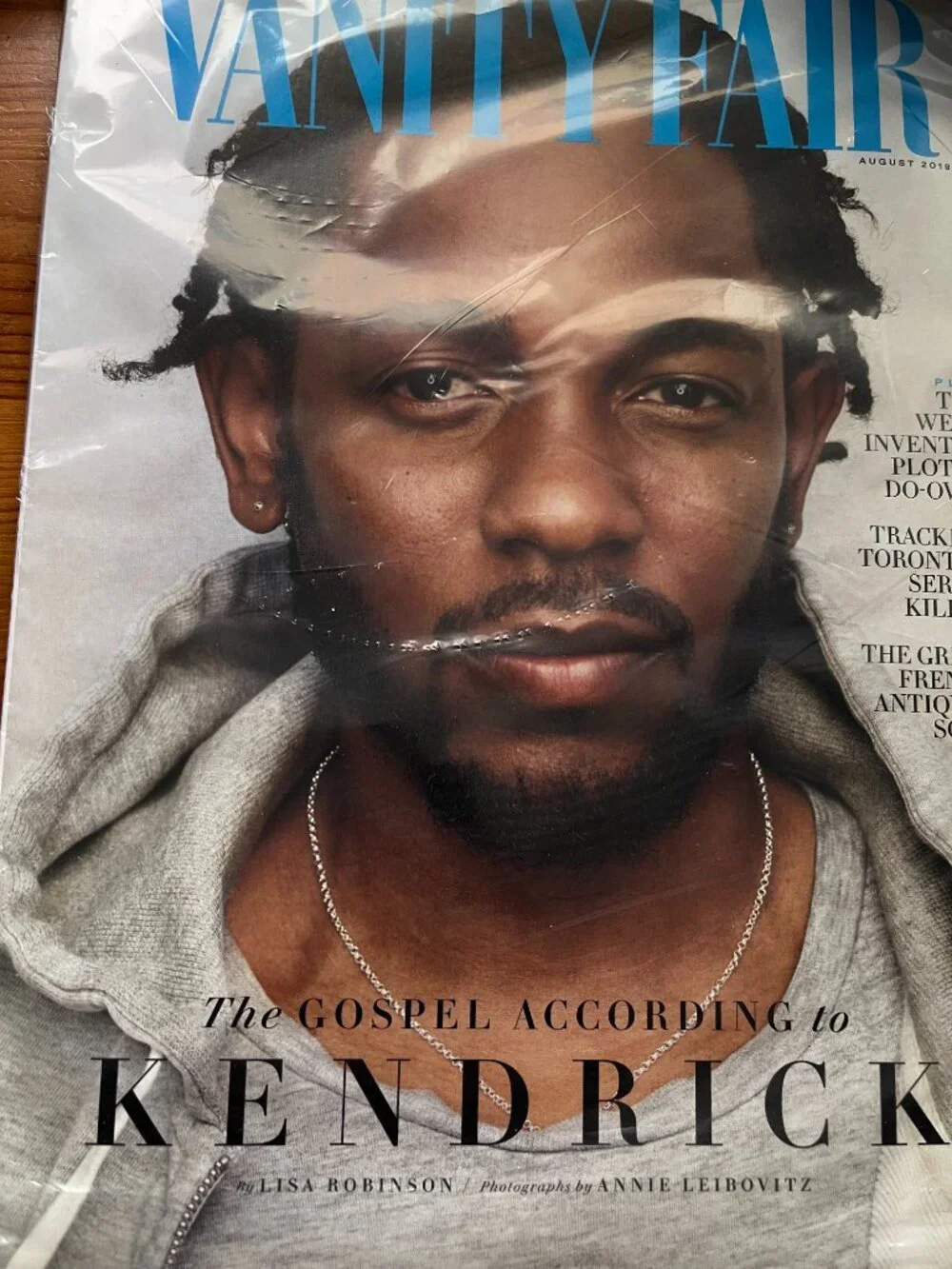 Kendrick Lamar Vanity Fair August 2019